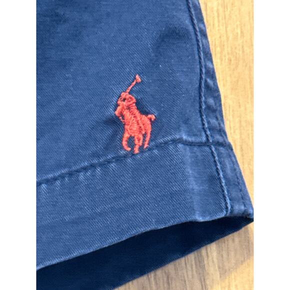 Polo Ralph Lauren Shorts Men's L Classic Fit Elastic Waist Drawstring Navy - Picture 2 of 8